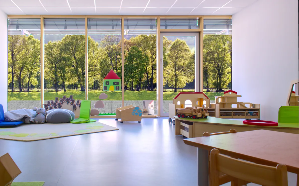 Neubau Krippengruppe und Kernzeitbetreuung