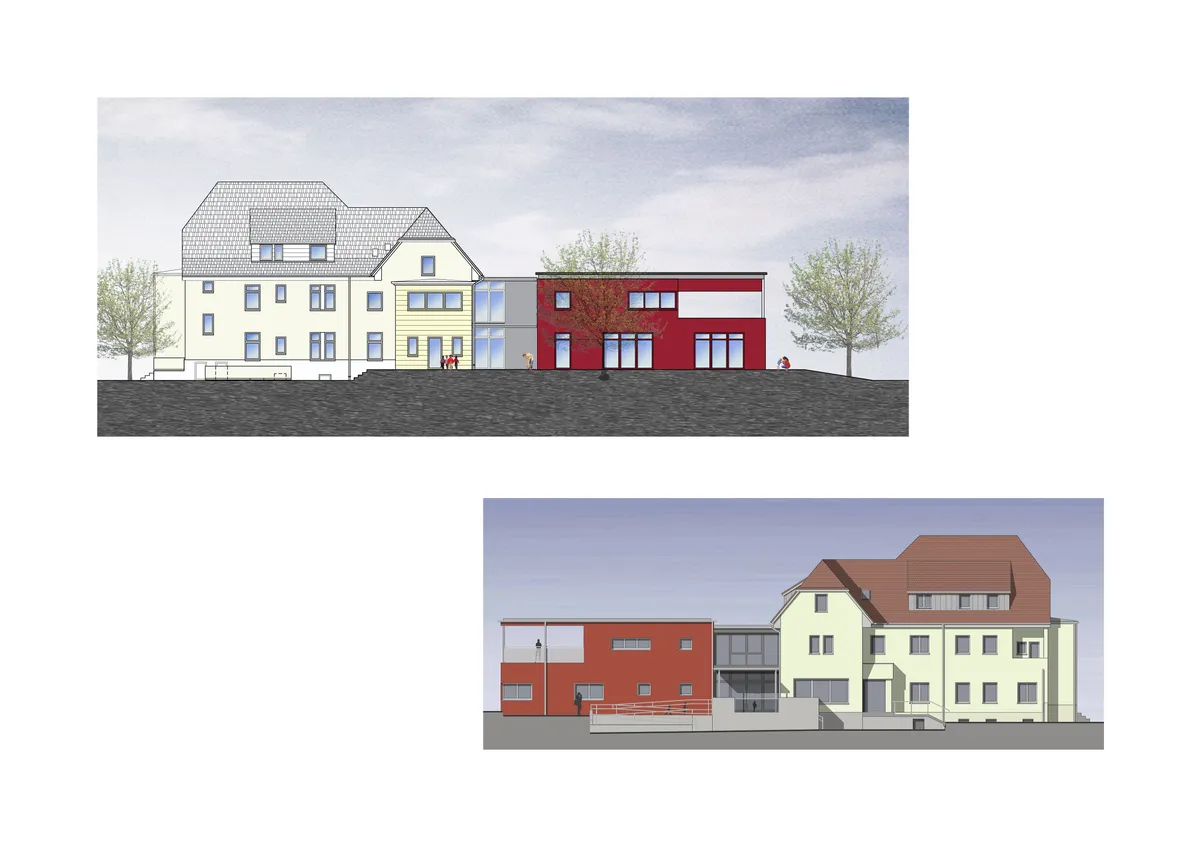 Umbau + Erweiterung Kindergarten + Wohnheim